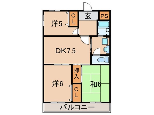 コ－ポ貴崎の物件間取画像